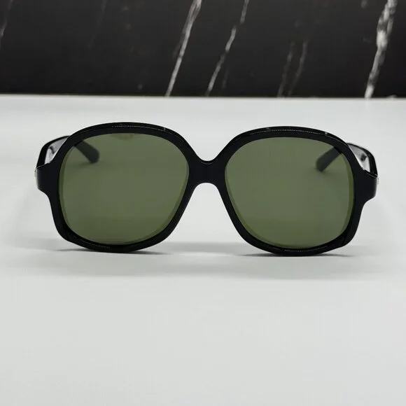 NEW VALENTINO VLS-177A BLACK GREEN SUNGLASSES VALENTINO display picture 3